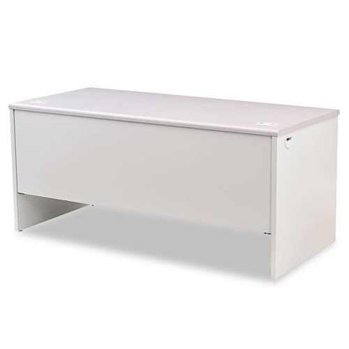 38000 Series Right Pedestal Desk, 66" x 30" x 29.5", Light Gray