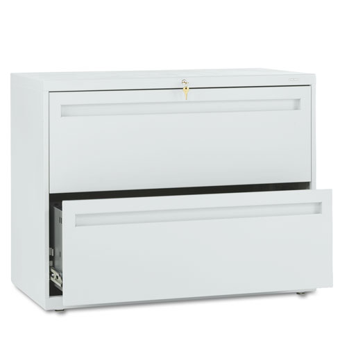 700 SERIES TWO-DRAWER LATERAL FILE, 36W X 18D X 28H, LIGHT GRAY