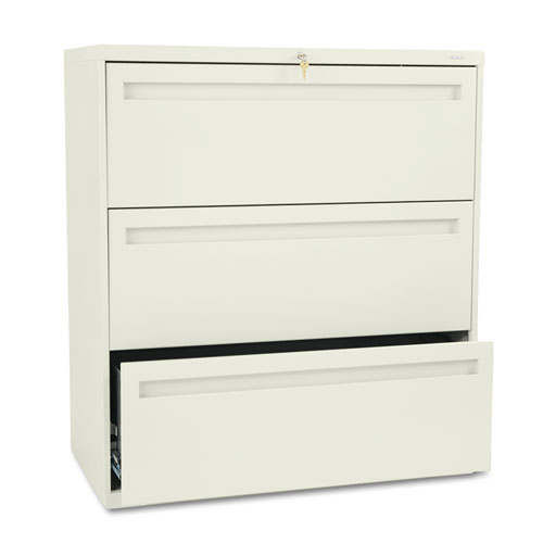 700 SERIES THREE-DRAWER LATERAL FILE, 36W X 18D X 39.13H, PUTTY
