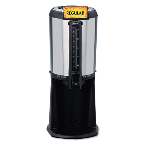 Hormel Thermal Beverage Dispenser, Gravity, 2.5L, Stainless Steel/Black