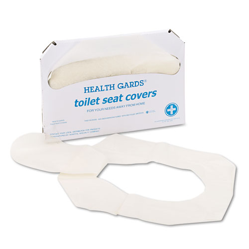 HOSPECO® Health Gards Toilet Seat Covers, 14.25 x 16.5, White, 250 Covers/Pack, 20 Packs/Carton