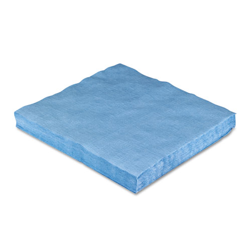 Image of Hospeco® Sontara Ec Engineered Cloths, 12 X 12, Blue, 100/Pack, 10 Packs/Carton