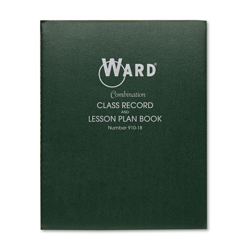 Combination Record & Plan Book, 9-10 Weeks, 8 Periods/Day, 11 x 8-1/2 | by Plexsupply