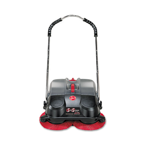 SpinSweep Pro Outdoor Sweeper, Black