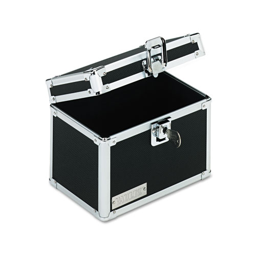 Vaultz Locking Index Card File with Flip Top, Holds 450 4 x 6