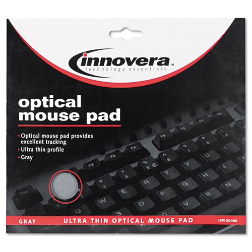 Ultra Slim Mouse Pad, 8.75 x 7, Gray