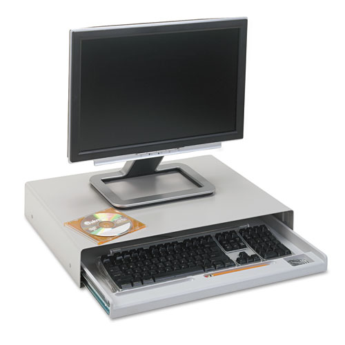 Image of Standard Desktop Keyboard Drawer, 20.63w x 10d, Light Gray
