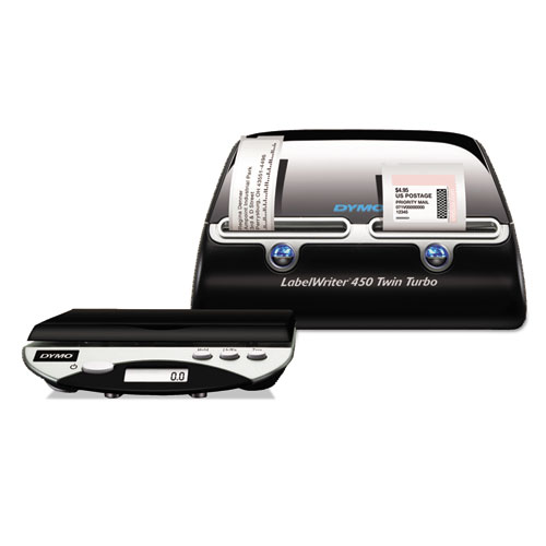 DESKTOP MAILING SOLUTION WITH LABELWRITER TWIN TURBO LABEL PRINTER, 71 LABELS/MIN PRINT SPEED, 8.5 X 7.4 X 5.5