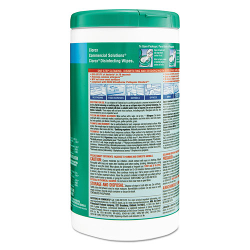 Disinfecting Wipes, 7 X 8, Fresh Scent, 75/canister