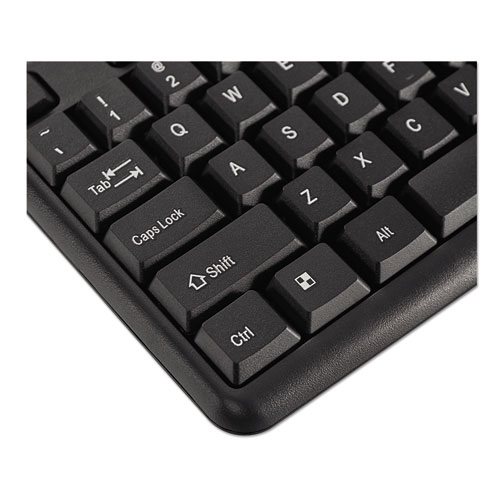 Image of Innovera® Slimline Keyboard And Mouse, Usb 2.0, Black