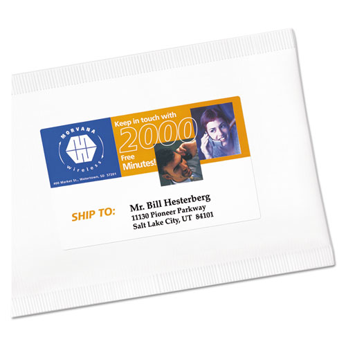 Image of Vibrant Inkjet Color-Print Labels w/ Sure Feed, 2 x 4, Matte White, 200/PK