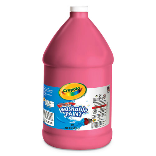 Crayola® Washable Paint, 6 Assorted Classic Colors, 2 oz Bottle, 6/Pack