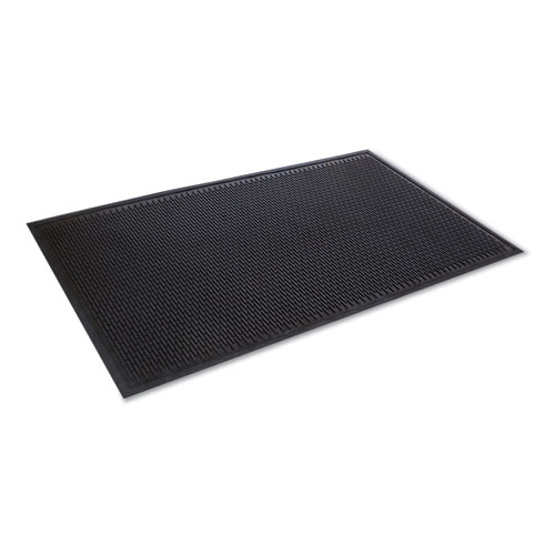 Image of Crown-Tred Indoor/Outdoor Scraper Mat, Rubber, 35.5 x 59.5, Black