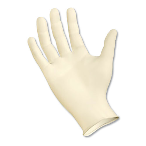 Boardwalk® Powder-Free Synthetic Examination Vinyl Gloves, Large, Cream, 5 Mil, 1,000/Carton