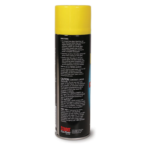Image of Premium Glass Cleaner, 19 oz Aerosol Spray, 6/Carton