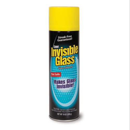 Image of Premium Glass Cleaner, 19 oz Aerosol Spray, 6/Carton