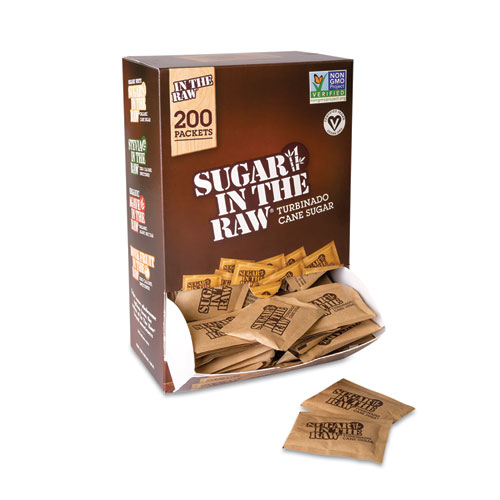 Image of Sugar In The Raw Sugar Packets, 0.2 Oz Packets, 200/Box