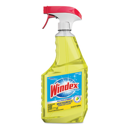 Windex® Multi-Surface Disinfectant Cleaner, Citrus, 1 gal Bottle