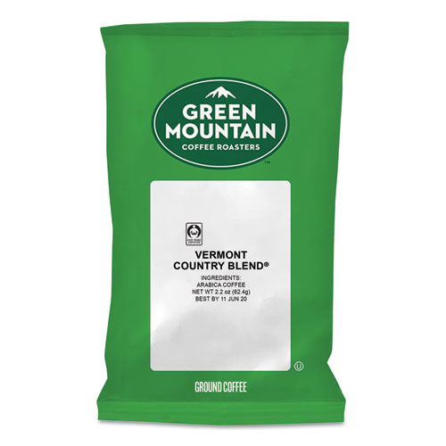 Green Mountain Coffee® Vermont Country Blend Coffee Fraction Packs, 2.2Oz, 100/Carton