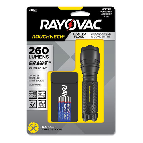Image of Rayovac® Led Aluminum Flashlight, 3 Aaa Batteries (Included), Black