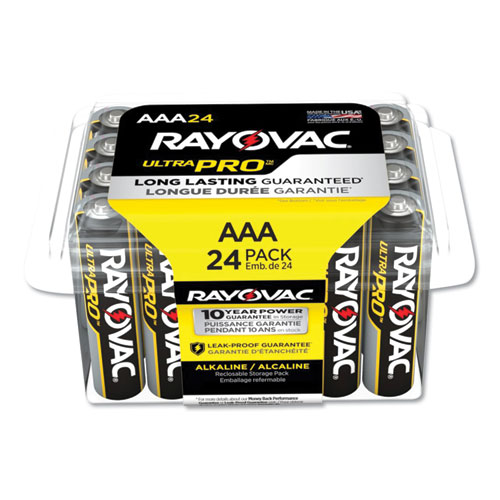 Image of Ultra Pro Alkaline AAA Batteries, 24/Pack