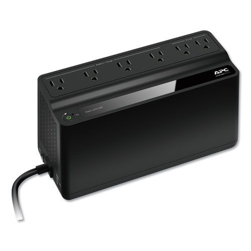 Smart-UPS 425 VA Battery Backup System, 6 Outlets, 120 VA, 180 J