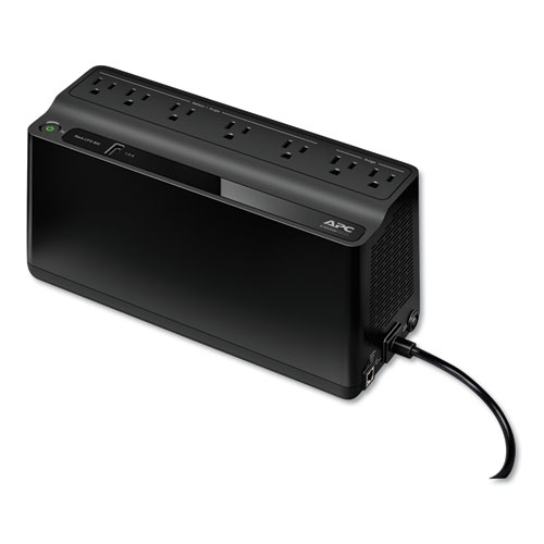 Image of Apc® Back-Ups 600 Va Battery Backup System, 7 Outlets, 120 Va, 490 J