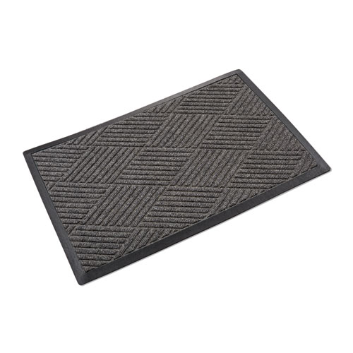 Crown Super-Soaker Diamond Mat, Polypropylene, 36 x 60, Slate