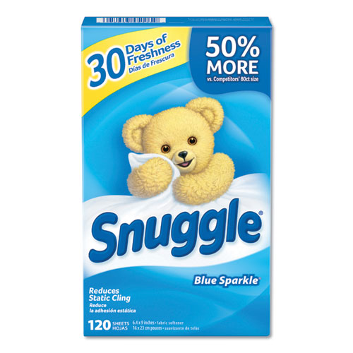 Snuggle® Fabric Softener Sheets, Fresh Scent, 120 Sheets/Box