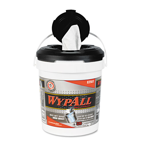 WypAll® X70 Wipers in a Bucket Refills, No Bucket, 13 x 10, White, 220/Rolls, 3 Rolls/Carton