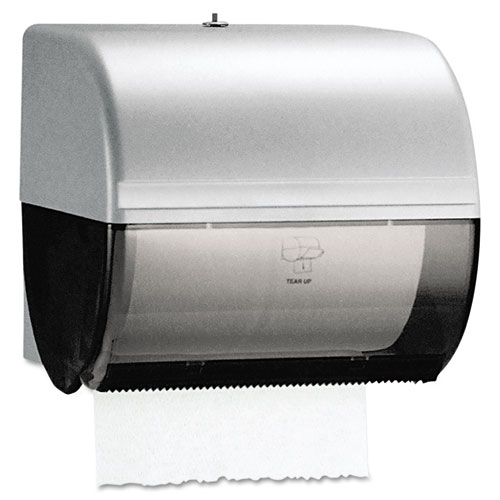 Image of Omni Roll Towel Dispenser, 10.5 x 10 x 10, Smoke/Gray