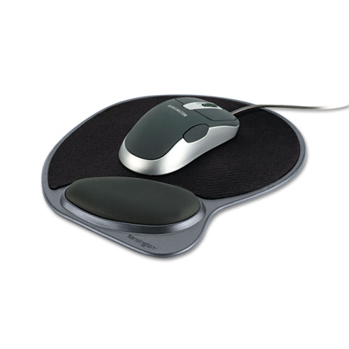 Memory Foam Mouse Pad Wrist Pillow, Black