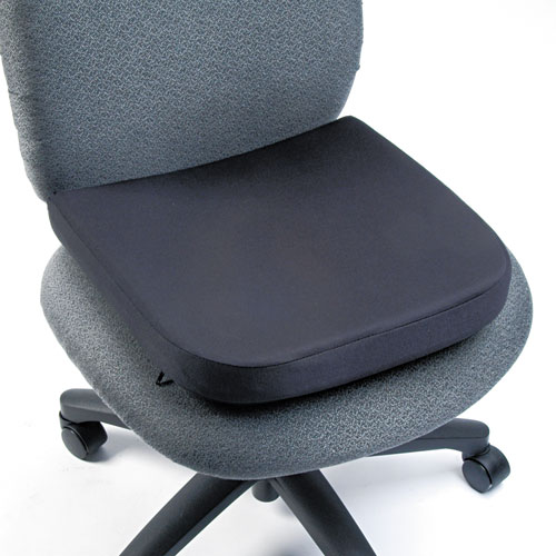 Image of Memory Foam Seat Rest, 13.5 x 14.5 x 2, Black