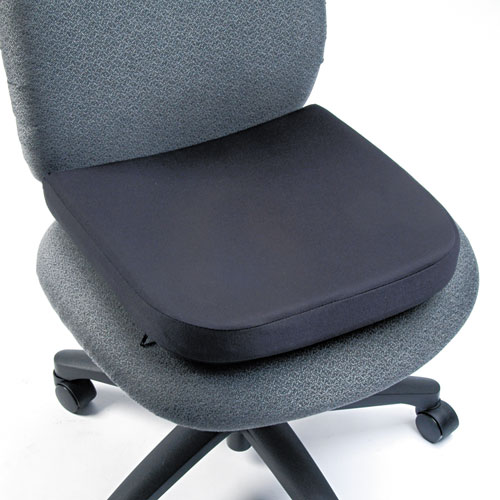 MEMORY FOAM SEAT REST, 13.5W X 14.5D X 2H, BLACK