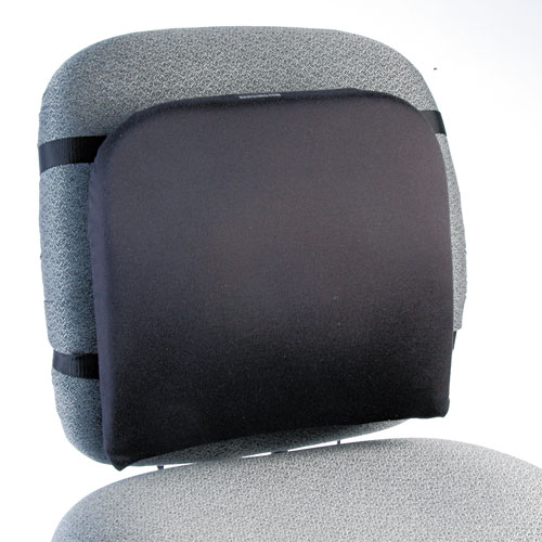 Kensington® Memory Foam Backrest, 16 x 12 x 16, Black