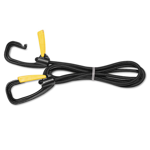 Bungee Cord with Locking Clasp, 72", Black