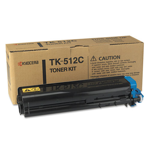 Tk512c Toner, 8000 Page-Yield, Cyan