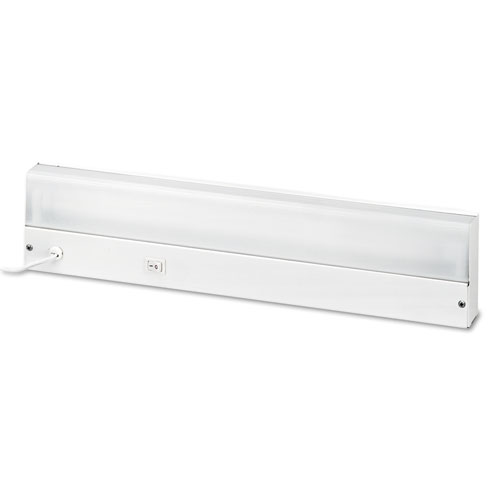 Image of Ledu® Under-Cabinet Fluorescent Fixture, Steel, 18.25W X 4D X 1.63H, White