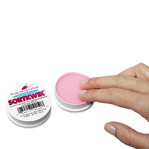 Sortkwik Fingertip Moisteners, 3/8 oz, Pink