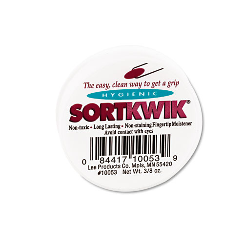 Sortkwik Fingertip Moisteners, 3/8 oz, Pink, 3/Pack