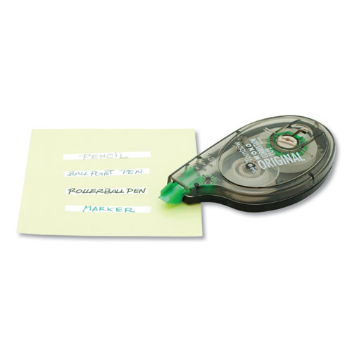Image of MONO Correction Tape, Gray/Clear Applicator, 0.17" x 394", White Tape, 10/Pack