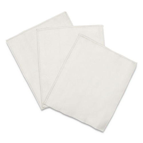 Image of Innovera® Microfiber Cleaning Cloths, 6 X 7, Unscented, Gray, 3/Pack