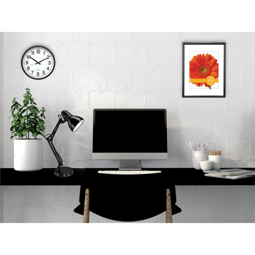 Image of Alera® Architect Desk Lamp, Adjustable Arm, 6.75W X 11.5D X 22H, Black