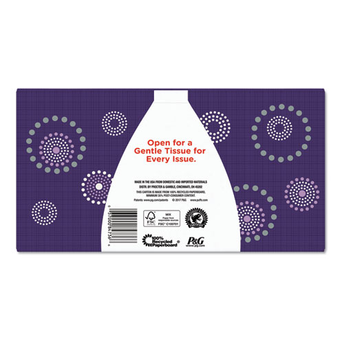 Image of Puffs® White Facial Tissue, 2-Ply, 180 Sheets/Box