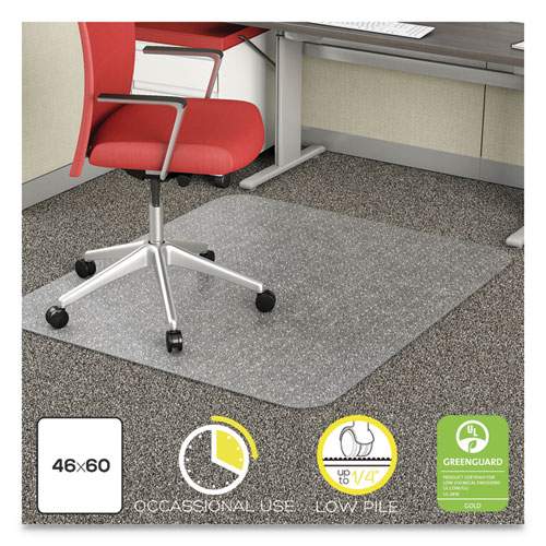 deflecto economat clear chair mat