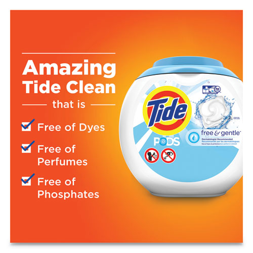 Free & Gentle Laundry Detergent, Pods, 72/pack