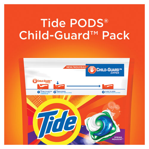 Pods, Laundry Detergent, Spring Meadow, 35/Pack, 4 Packs/Carton