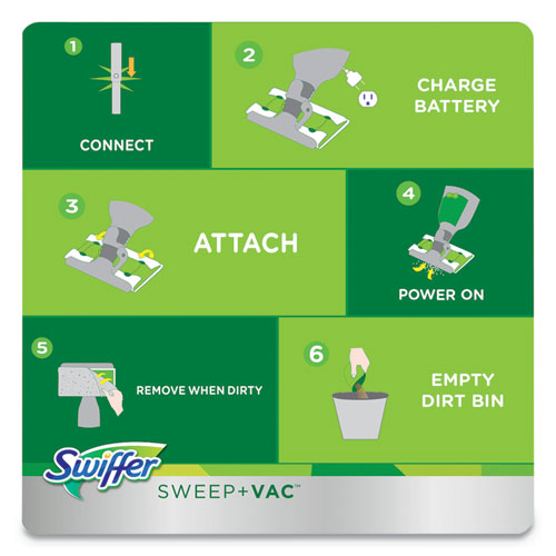 Sweep + Vac Starter Kit With 8 Dry Cloths