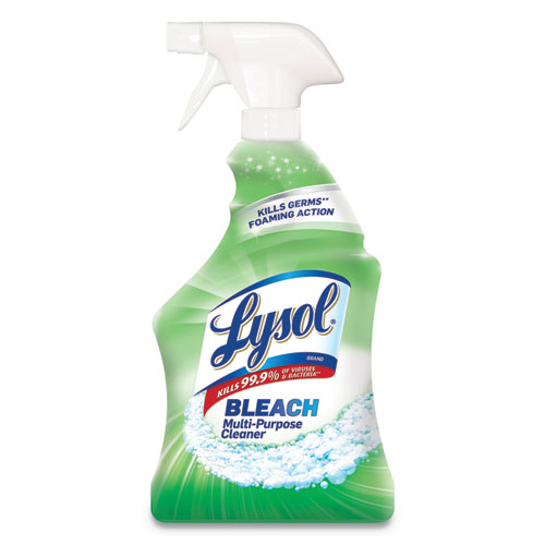 LYSOL® Brand Multi-Purpose Cleaner with Bleach, 32 oz Spray Bottle, 12/Carton