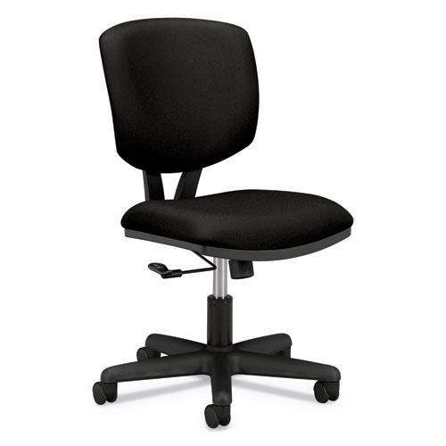 Volt Series Task Chair, Supports up to 250 lbs., Black Seat/Black Back, Black Base | by Plexsupply